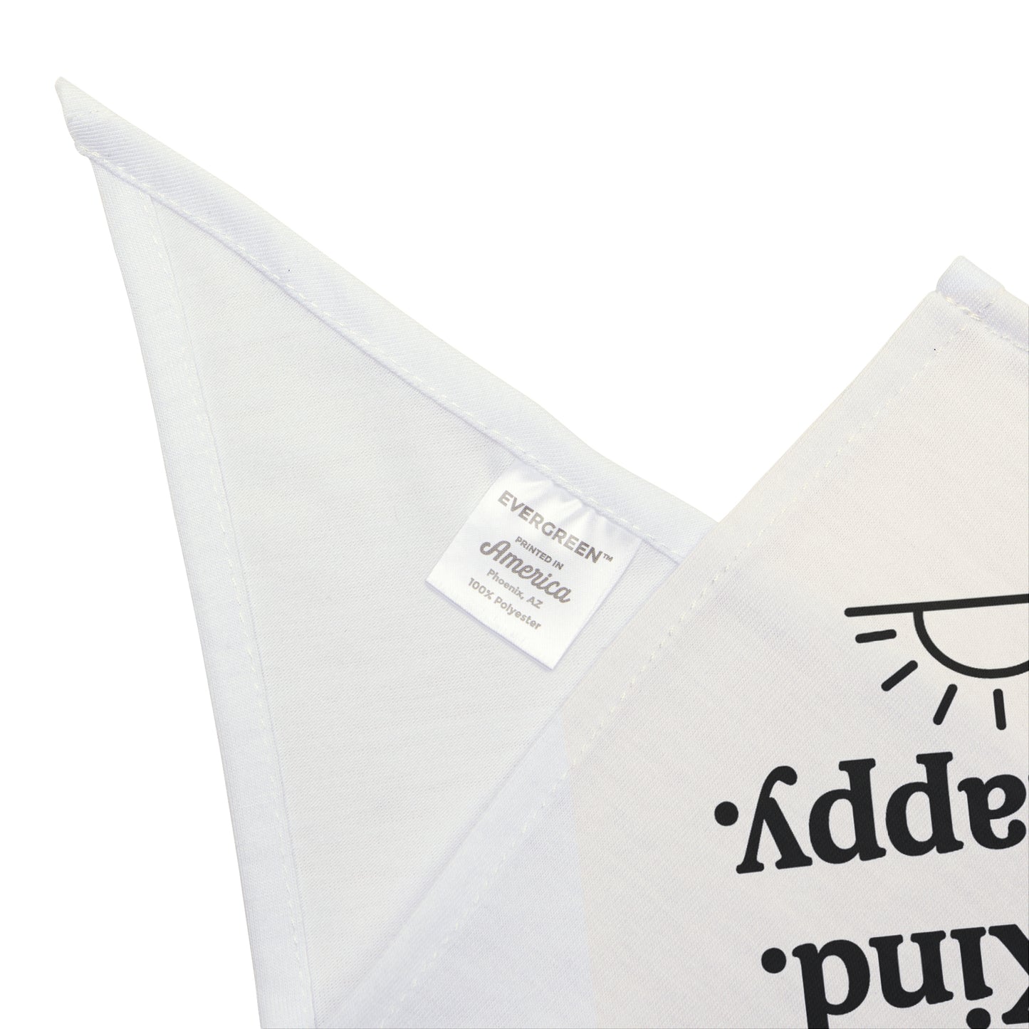 Pet Bandana – Be Paw-sitive, Be Kind, Be Happy